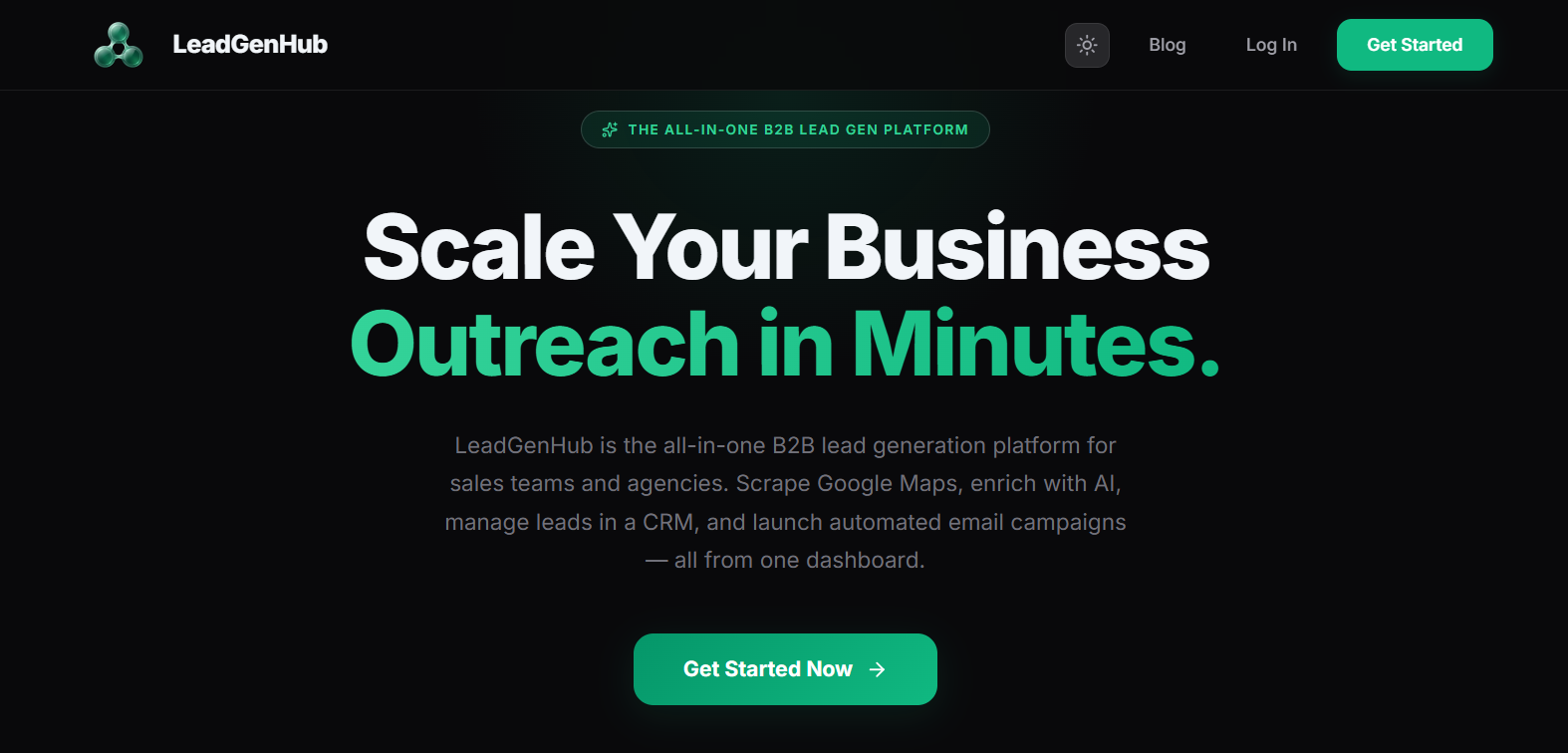 LeadGenHub B2B Lead Generation